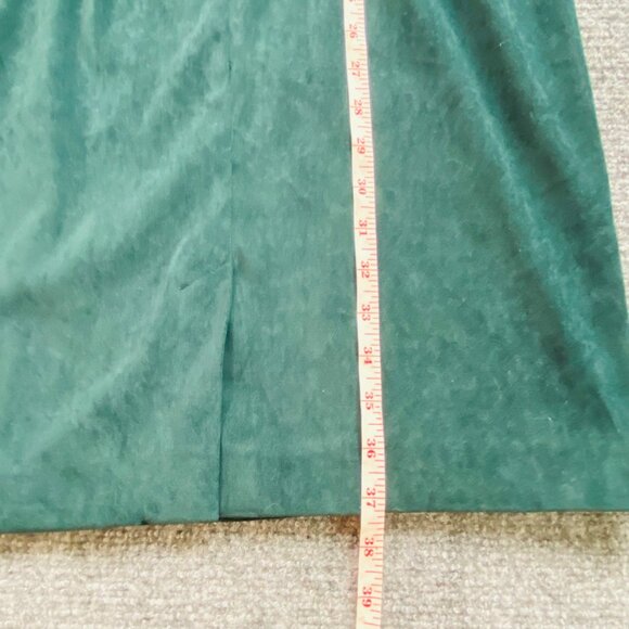 R.J. & Co. Dress Women’s 8 Green Sleeveless Sheath Soft Professional Career Wear - Picture 7 of 9